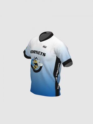 Podiumwear Men's Silver Short Sleeve MTB Jersey - New Fabric 2025!