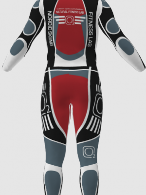 Podiumwear Unisex Gold Two-Piece Race Suit