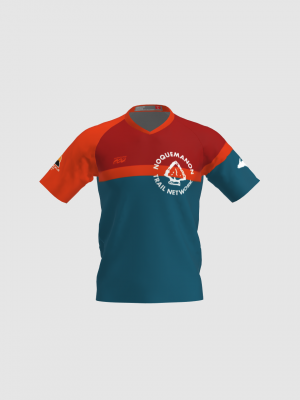 Podiumwear Men's Silver Short Sleeve MTB Jersey - New Fabric 2025!