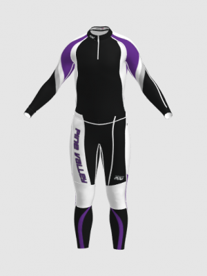 Podiumwear Unisex Gold Two-Piece Race Suit