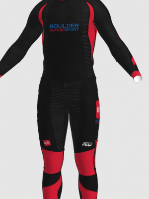 Podiumwear Women's Gold Two-Piece Race Suit