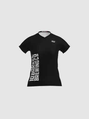 Podiumwear Women's Silver Short Sleeve MTB Jersey - NEW FABRIC 2025!