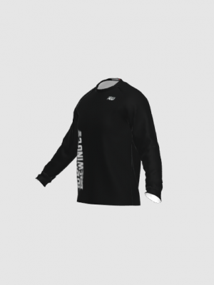 Podiumwear Unisex Silver Long Sleeve Tech Tee - New Fabric 2025!