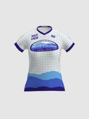 Podiumwear Women's Silver Short Sleeve MTB Jersey - NEW FABRIC 2025!