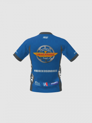 Podiumwear Men's Silver Short Sleeve MTB Jersey - New Fabric 2025!