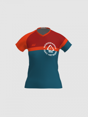 Podiumwear Women's Silver Short Sleeve MTB Jersey - NEW FABRIC 2025!