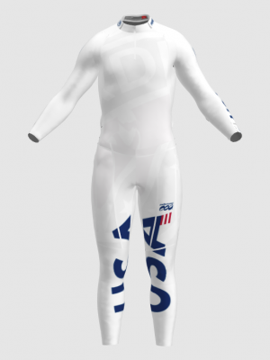 Podiumwear Unisex Gold Two-Piece Race Suit
