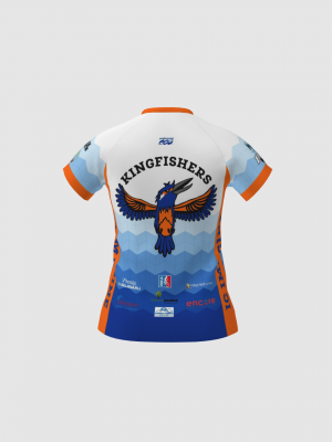 Podiumwear Women's Silver Short Sleeve MTB Jersey - NEW FABRIC 2025!