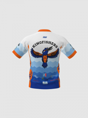 Podiumwear Men's Silver Short Sleeve MTB Jersey - New Fabric 2025!