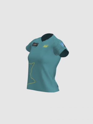 Podiumwear Women's Silver Short Sleeve MTB Jersey