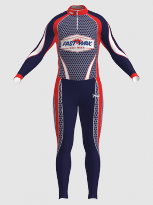 Podiumwear Unisex Silver Two-Piece Race Suit