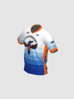 Podiumwear Men's Silver Short Sleeve MTB Jersey - New Fabric 2025!