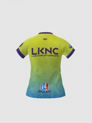Podiumwear Women's Silver Short Sleeve MTB Jersey - NEW FABRIC 2025!
