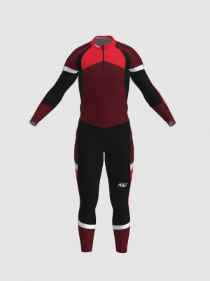 Podiumwear Unisex Gold Two-Piece Race Suit