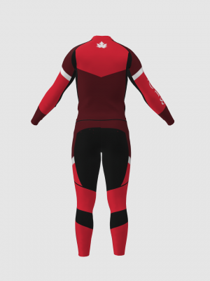 Podiumwear Unisex Gold Two-Piece Race Suit