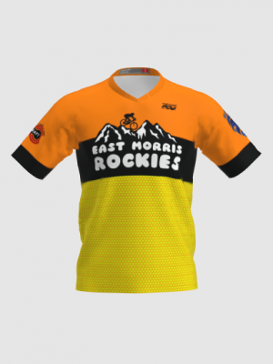 Podiumwear Men's Silver Short Sleeve MTB Jersey - New Fabric 2025!