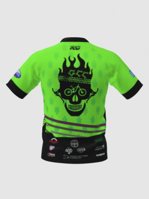 Podiumwear Men's Silver Short Sleeve MTB Jersey - New Fabric 2025!