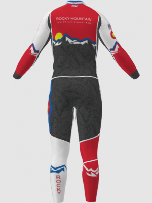 Podiumwear Unisex Gold Two-Piece Race Suit