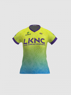 Podiumwear Women's Silver Short Sleeve MTB Jersey - NEW FABRIC 2025!