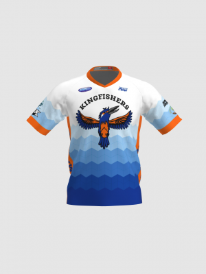 Podiumwear Men's Silver Short Sleeve MTB Jersey - New Fabric 2025!