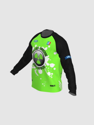 Podiumwear Unisex Silver Long Sleeve Tech Tee - New Fabric 2025!