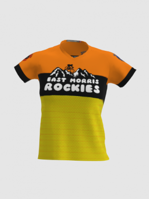 Podiumwear Women's Silver Short Sleeve MTB Jersey - NEW FABRIC 2025!