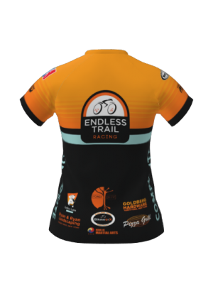 Podiumwear Women's Silver Short Sleeve MTB Jersey - NEW FABRIC 2025!
