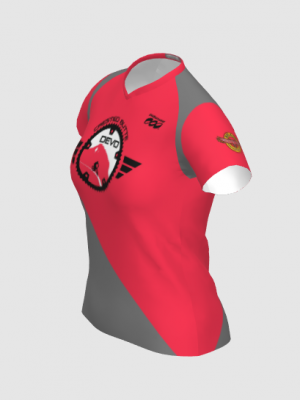 Podiumwear Women's Silver Short Sleeve MTB Jersey - NEW FABRIC 2025!