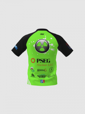 Podiumwear Men's Silver Short Sleeve MTB Jersey - New Fabric 2025!