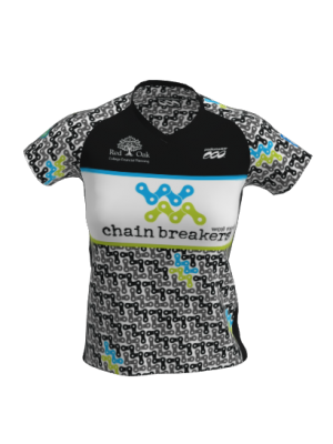 Podiumwear Women's Silver Short Sleeve MTB Jersey