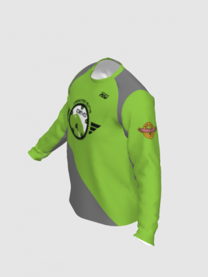 Podiumwear Unisex Silver Long Sleeve Tech Tee - New Fabric 2025!