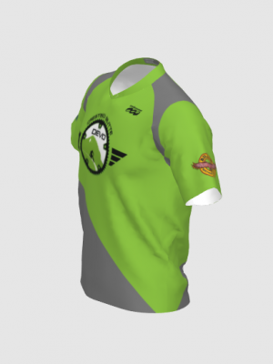 Podiumwear Men's Silver Short Sleeve MTB Jersey - New Fabric 2025!