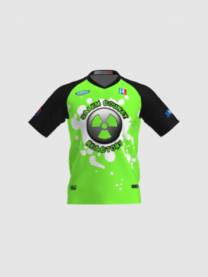 Podiumwear Men's Silver Short Sleeve MTB Jersey - New Fabric 2025!