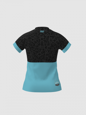 Podiumwear Women's Silver Short Sleeve MTB Jersey - NEW FABRIC 2025!
