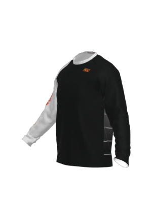 Podiumwear Unisex Silver Long Sleeve Tech Tee - New Fabric 2025!