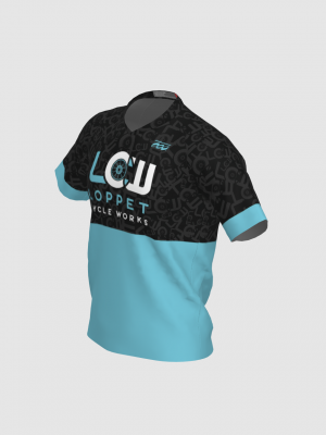 Podiumwear Men's Silver Short Sleeve MTB Jersey - New Fabric 2025!