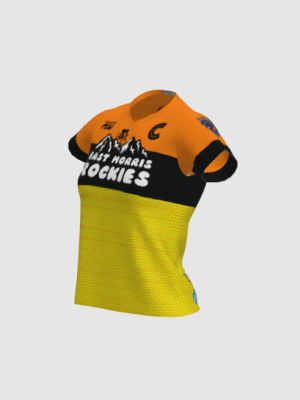Podiumwear Women's Silver Short Sleeve MTB Jersey - NEW FABRIC 2025!