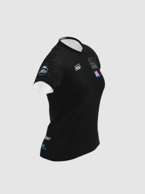 Podiumwear Women's Silver Short Sleeve MTB Jersey - NEW FABRIC 2025!