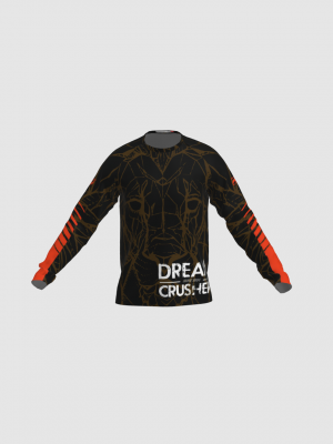 Podiumwear Unisex Silver Long Sleeve Tech Tee - New Fabric 2025!