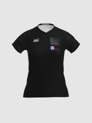 Podiumwear Women's Silver Short Sleeve MTB Jersey - NEW FABRIC 2025!