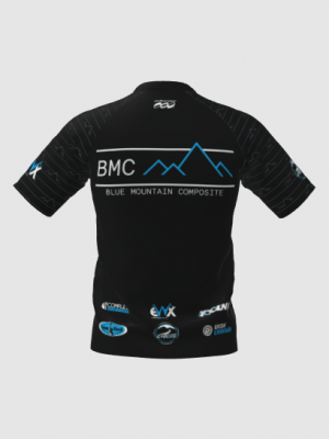 Podiumwear Men's Silver Short Sleeve MTB Jersey - New Fabric 2025!
