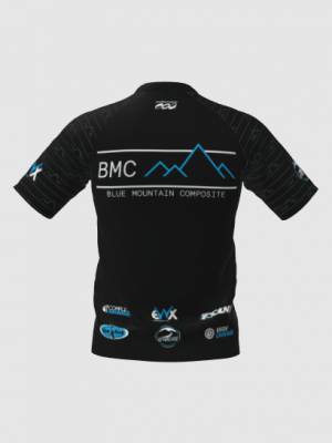 Podiumwear Men's Silver Short Sleeve MTB Jersey