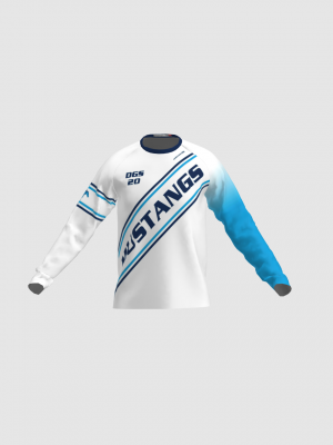 Podiumwear Unisex Silver Long Sleeve Tech Tee - New Fabric 2025!