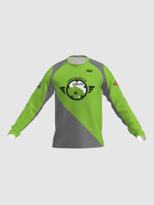 Podiumwear Unisex Silver Long Sleeve Tech Tee - New Fabric 2025!