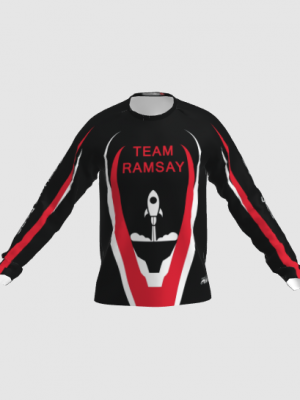 Podiumwear Unisex Silver Long Sleeve Tech Tee - New Fabric 2025!