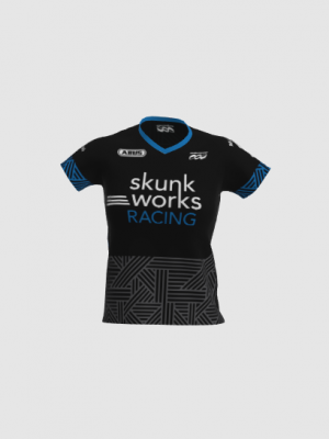 Podiumwear Women's Silver Short Sleeve MTB Jersey - NEW FABRIC 2025!