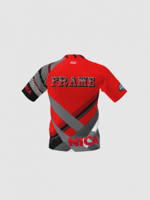 Podiumwear Men's Silver Short Sleeve MTB Jersey - New Fabric 2025!