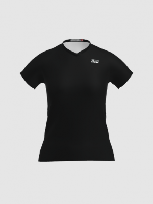 Podiumwear Women's Silver Short Sleeve MTB Jersey - NEW FABRIC 2025!