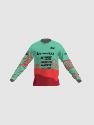 Podiumwear Unisex Silver Long Sleeve Tech Tee - New Fabric 2025!