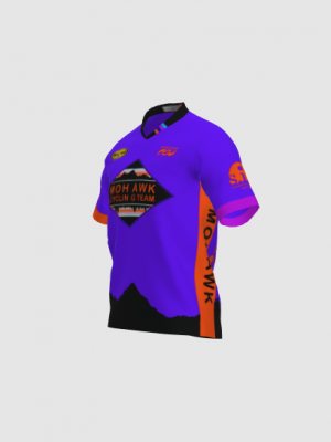 Podiumwear Men's Silver Short Sleeve MTB Jersey - New Fabric 2025!
